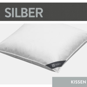 3-Kammer Kissen Silber